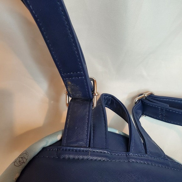 Dani‎ by Danielle Nicole Disney Princess Cinderella Teal Dark Blue Mini Backpack - Picture 8 of 11